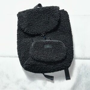 UGG black teddy backpack